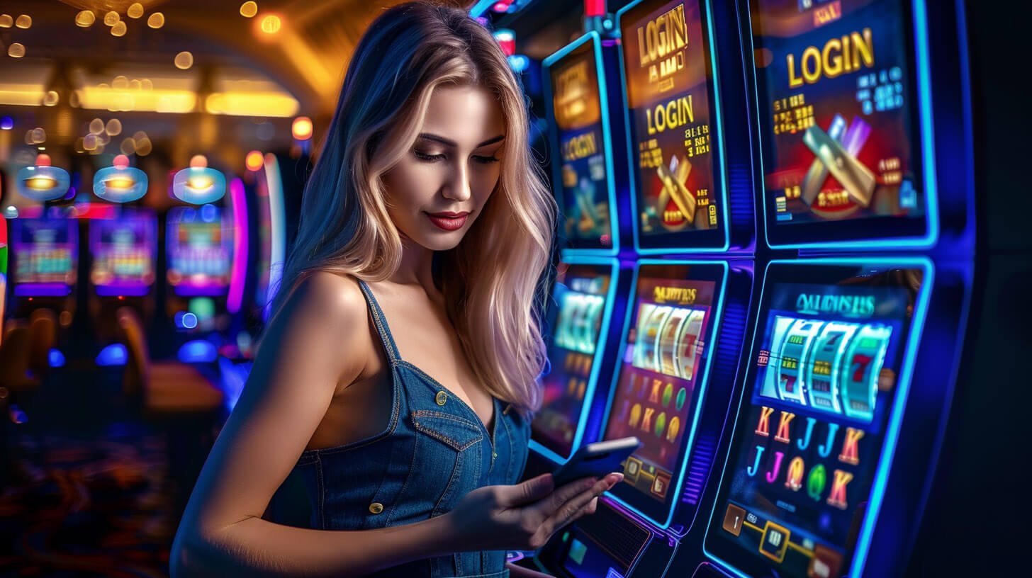 slot hack မိုဘိုင်း APP ဖြင့် ကစားနေသောမြင်ကွင်း